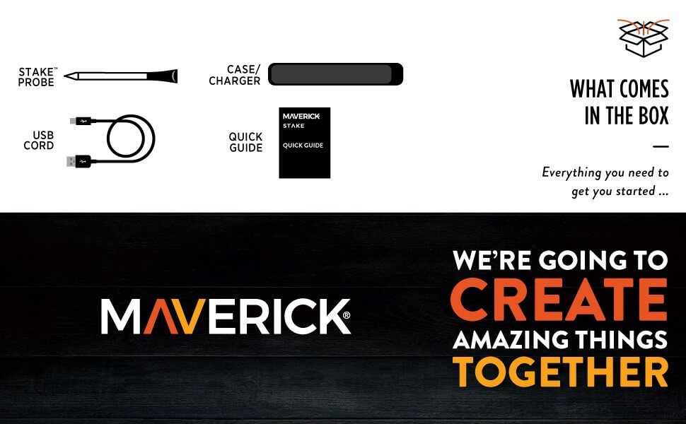 Maverick Stake Wireless Food Thermometer - Austin, Texas — Faraday's  Kitchen Store